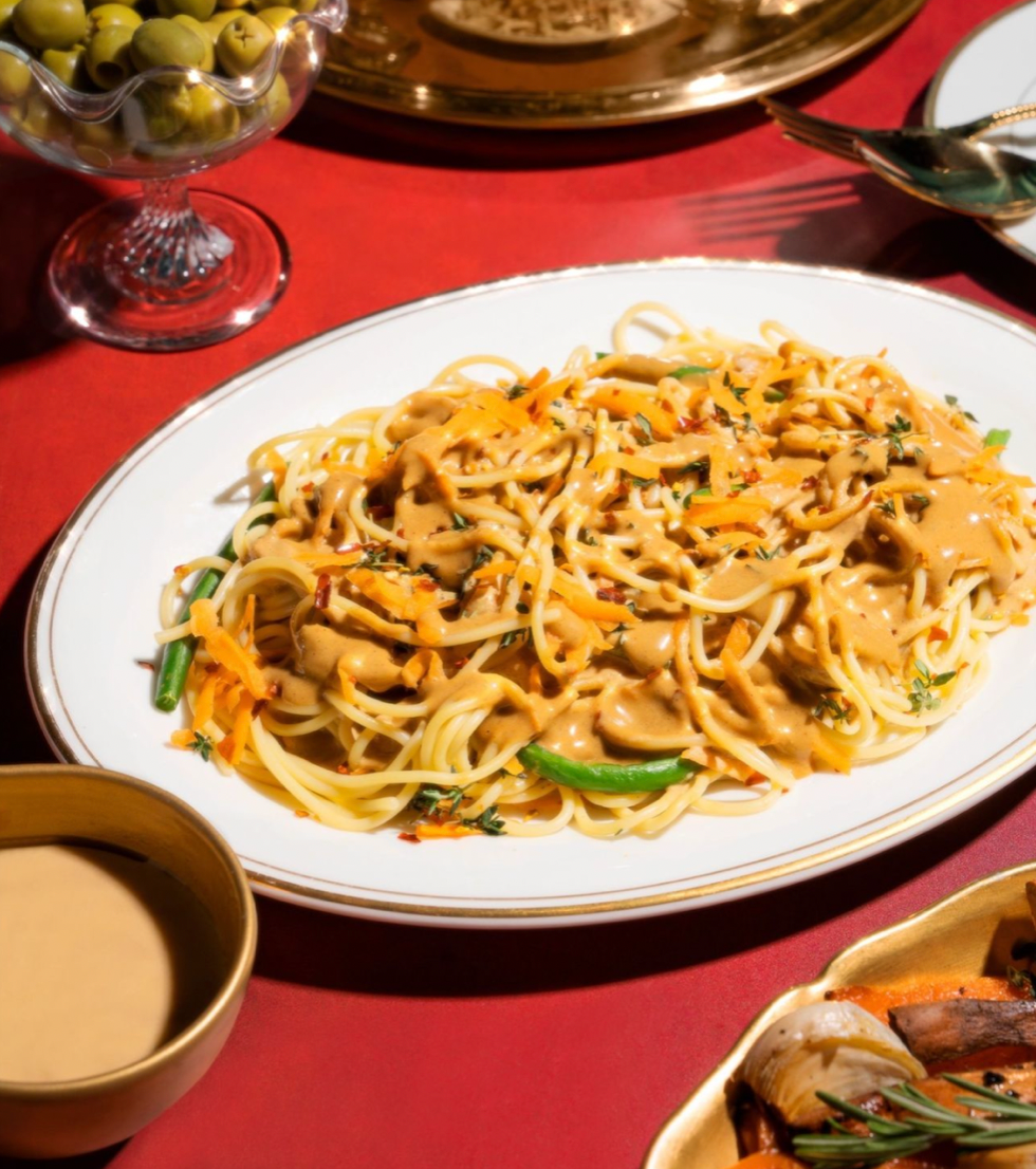 Vegan Vermicelli Tahini Noodles - Recipes in under 5 minutes - Saucy noodles - Meals for one - nojo recipes &ndash; Nojo London