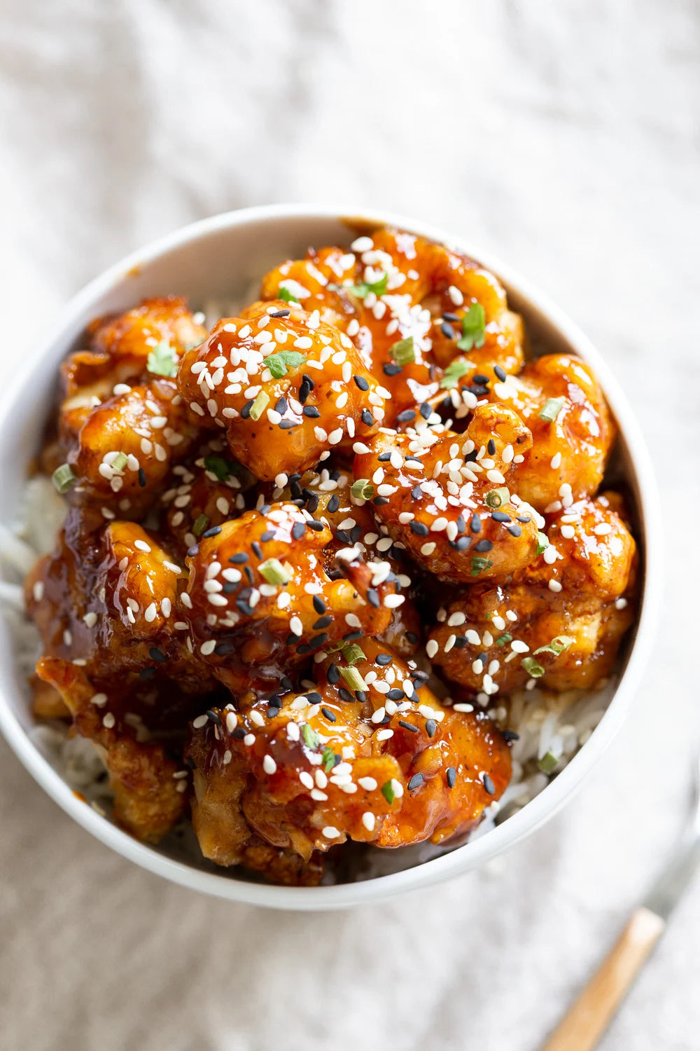 Sticky Nojo Sesame Cauliflower By Vegan Richa