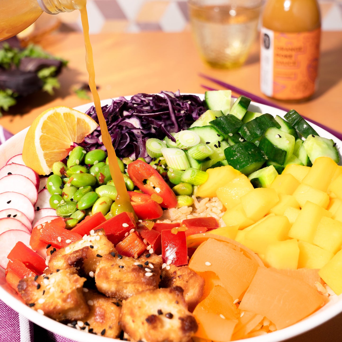 6 x NOJO Orange Poke Dressing  |Gluten-Free & Vegan