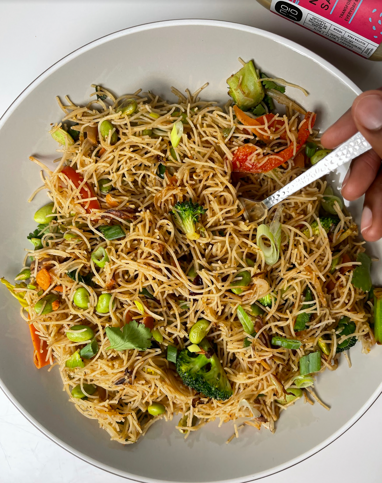 Tahini Singapore Noodles