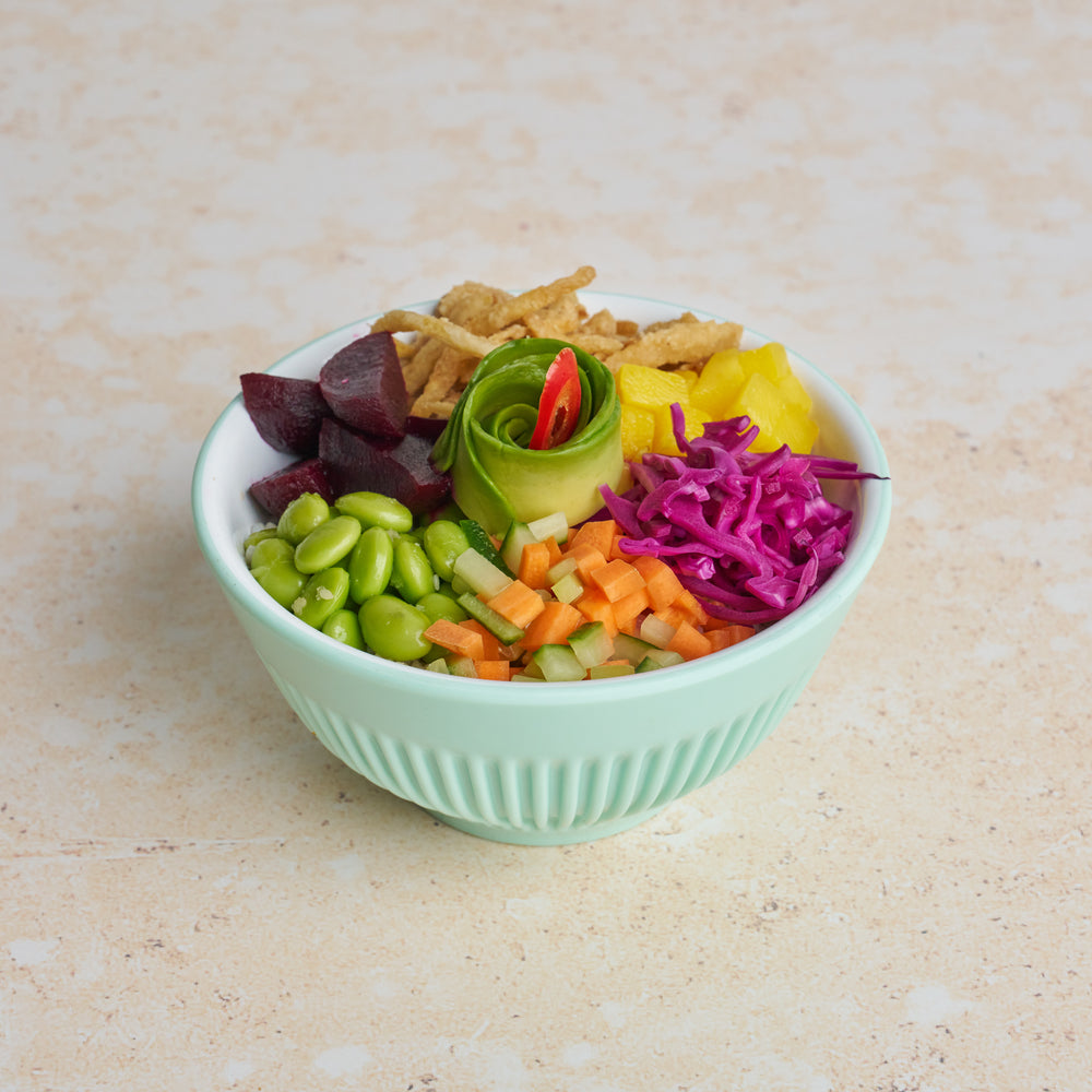 Baked Beetroot Poke Bowl