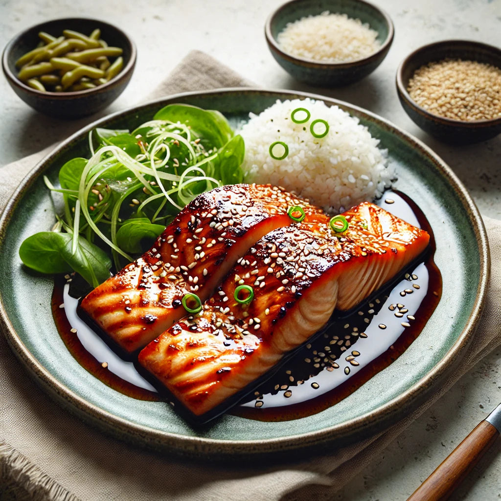 NOJO Teriyaki Sauce Grilled Salmon