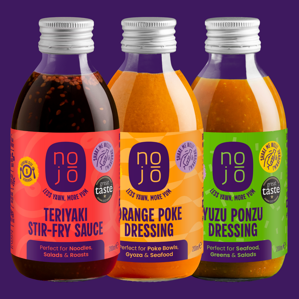 Trio Bundle (Teriyaki Stir-Fry Sauce, Orange Poke Dressing and Yuzu Ponzu Dressing)